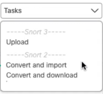 Select Convert and Import
