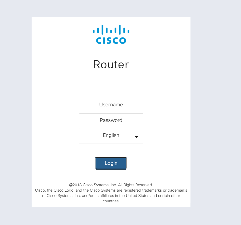 Router Login Page, with Userame, Password and Login highlighted. Numbered steps included to follow the format of which details would be entered. 